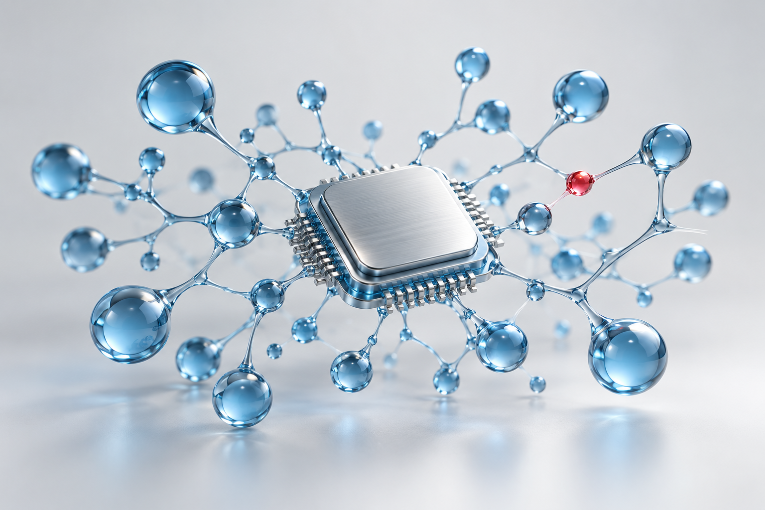 Procesador conectado a una red de inteligencia artificial
